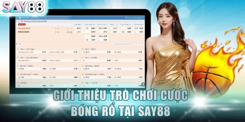Giới thiệu trò chơi cược bóng rổ tại SAY88